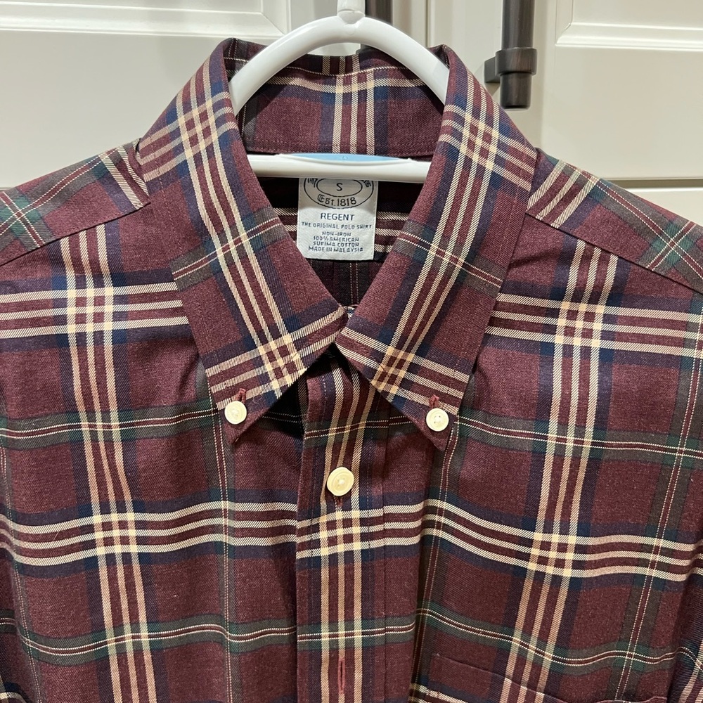 Brooks Brothers All Supima Cotton No Iron Button Down Shirt Small S